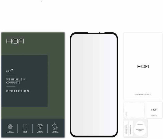 Hofi Hybrid Pro+ Закалено стъкло за цялото лице Черен (Realme 9i)