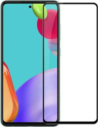 5G 9D Adeziv complet Full Face Tempered Glass Negru (Galaxy A53)