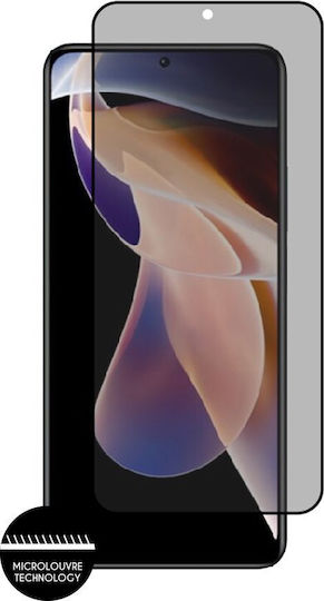 Idol 1991 0.3mm Full Glue Privacy Tempered Glass Μαύρο (Redmi Note 11 Pro)
