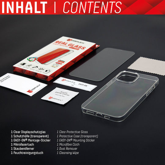 Displex REAL GLASS Tempered Glass (iPhone 16e / 14 / 13 / 13 Pro)