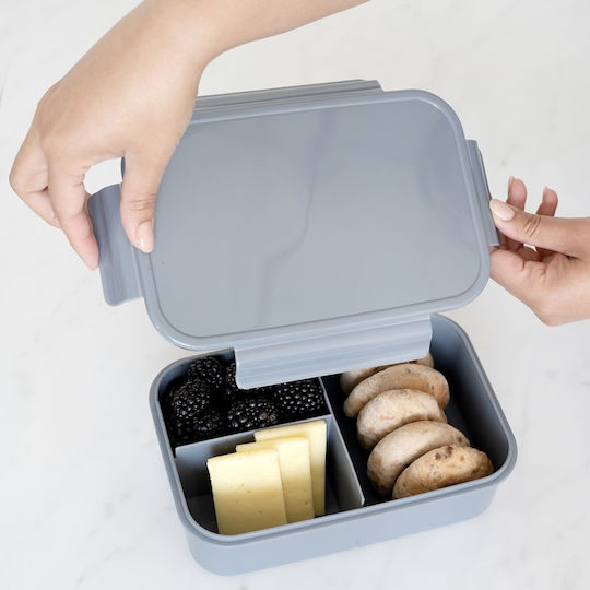3 Sprouts Bento Box Пластмасово детско контейнерче за храна Син