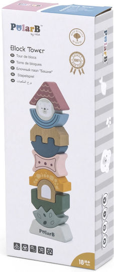 Viga Toys Pyramid Toy Polarb made of Wood