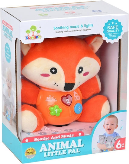 Martin Toys Baby Toy Little fox with Music and Light for 6++ Months