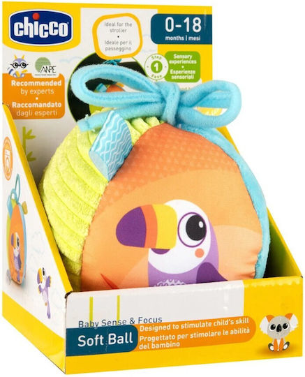 Chicco Μπάλα Μπαλίτσα από Ύφασμα με Ήχους για Νεογέννητα