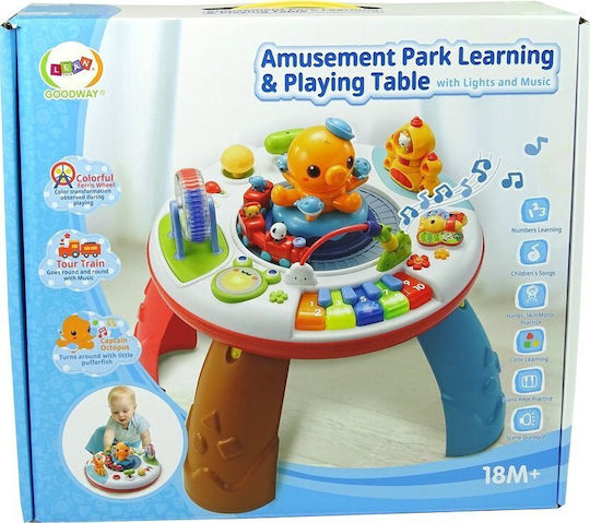 Lean Toys Instrument Muzical cu Muzică, Lumină și Sunete pentru 18++ Luni