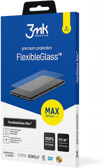 3MK FlexibleGlass Max 0.3mm Ceramic Full Face Tempered Glass (Oppo A16, A16s)