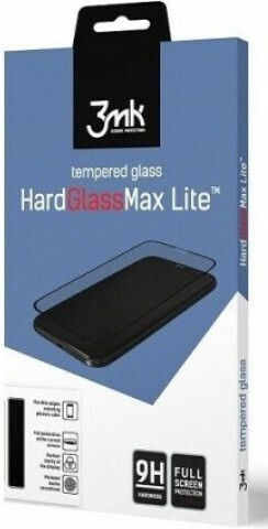 3MK HardGlass Max Lite Vollflächig gehärtetes Glas (Redmi Note 9T)