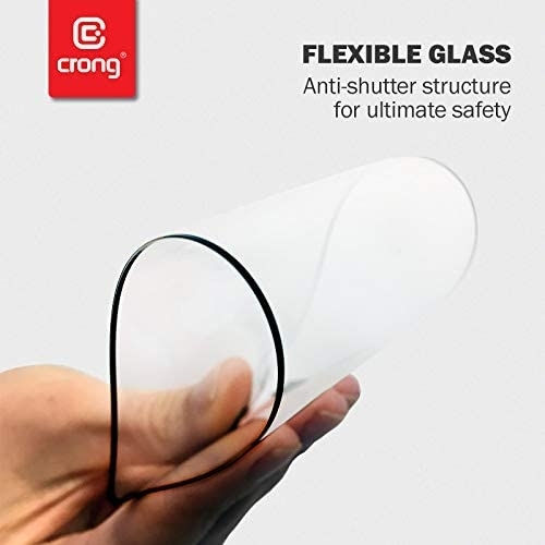 Crong 7D Nano Flexible Full Face Tempered Glass (iPhone 12 Pro Max) CRG-7DNANO-IP67