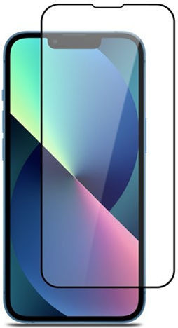9d Full Glue Full Face Tempered Glass Negru Iphone 13 13 Pro