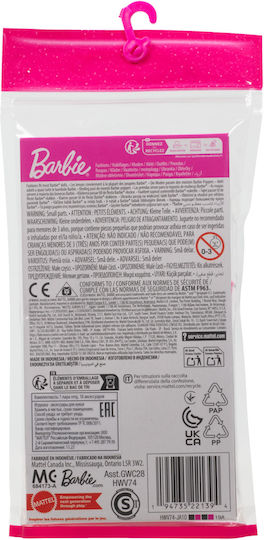 Barbie Ρούχα για Κούκλες Σετ Αξεσουάρ Μόδας Με Ροζ Τσάντα για 3+ Ετών (Διάφορα Σχέδια) 1τμχ
