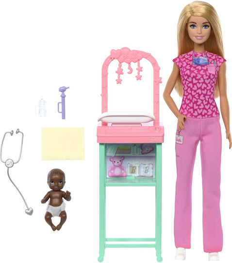 Barbie Set Păpuși Pediatru Pentru 3+ Ani