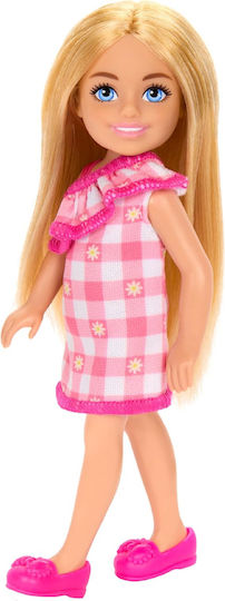 Barbie Celsi And Friends Păpușă Chelsea Rochie roz în carouri pentru 3+ ani+ Ani (Diverse modele) 1 buc
