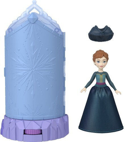 Mattel Frozen Ice Castle Spin Surprise Mini Doll Puppe für 3+ Jahre alt+ Jahre (Verschiedene Designs/Sortimente von Designs) 1 Stk