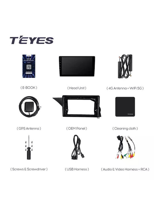 Teyes Sistem Audio Auto pentru Mercedes-Benz GLK - Magazin online Skoda Rapid Dodge Călătorie 2012-2015 (Bluetooth/USB/WiFi/GPS/Apple-Carplay/Android-Auto) cu Ecran Tactil 9"