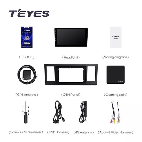 Teyes Sistem Audio Auto pentru Skoda Rapid Dodge Călătorie 2015-2020 (Bluetooth/USB/WiFi/GPS/Apple-Carplay/Android-Auto) cu Ecran Tactil 9"