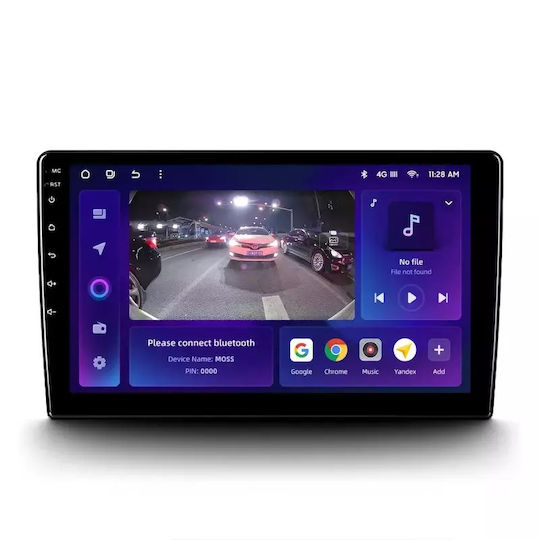 Cedauto Auto-Audiosystem 2DIN (Bluetooth/USB/WiFi/GPS/Apple-Carplay/Android-Auto) mit Touchscreen 10"