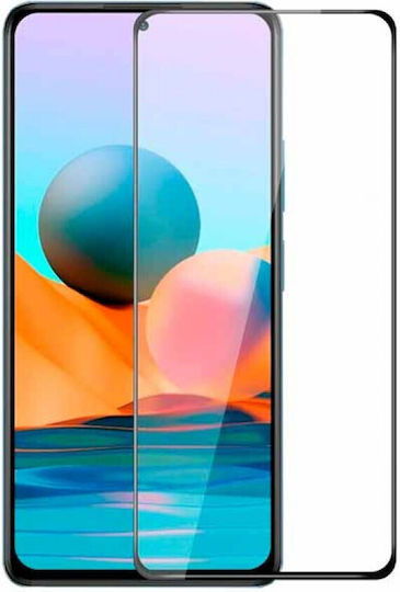 5D Full Glue Full Face Tempered Glass Μαύρο (Redmi Note 10 / 10s / Poco M5s)