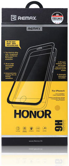 Remax Honor Tempered Glass Λευκό (iPhone 6 / 6S Plus)