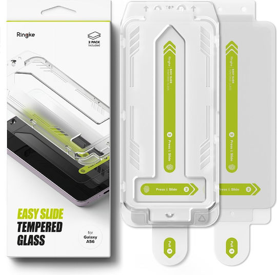 Ringke Easy Slide Tempered Glass 2pcs (Galaxy A56)