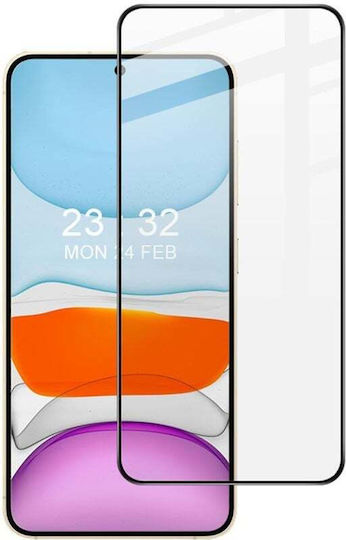 5D 0.3mm Vollkleber Vollflächig gehärtetes Glas Schwarz (Galaxy S25+)