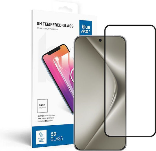 Blue Star 5D Adeziv complet Tempered Glass Negru (Huawei Pura 70 Pro)