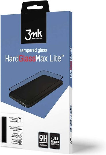 3MK HardGlass Max Lite Μαύρο Full Face Tempered Glass (Huawei Y6s / Honor 8A)