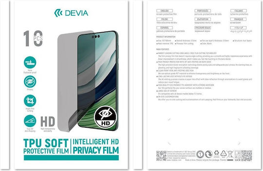 Devia Privacy Tempered Glass 10τμχ (Smartphone Screens) GSM186091