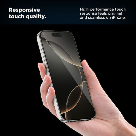 Tech-Protect Quick Set+ Full Glue Tempered Glass 2τμχ (iPhone 15/16)