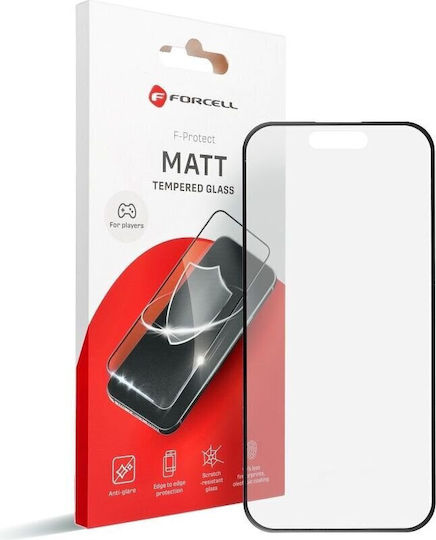 Matte Tempered Glass Black (iPhone 12 / 12 Pro)