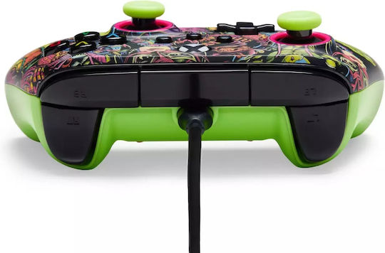 PowerA Advantage Ενσύρματο Gamepad για PC / Xbox One / Xbox Series Fortnite Glow