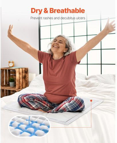 Vevor Incontinence Underpads Reusable 53.34x91.44cm 48pcs
