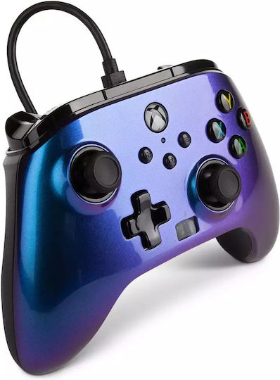 PowerA Enhanced Nebula V2 Cu fir Gamepad pentru PC / Xbox One / Xbox Series Albastru