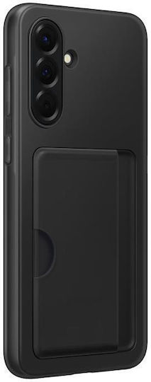 Samsung Back Cover Silicone with Card Slot Black (Galaxy A56)