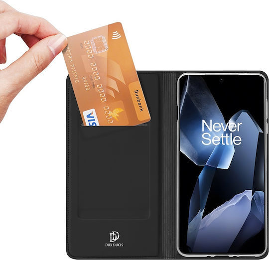 Dux Ducis Skin Pro Book Δερματίνης Μαύρο (OnePlus 13)