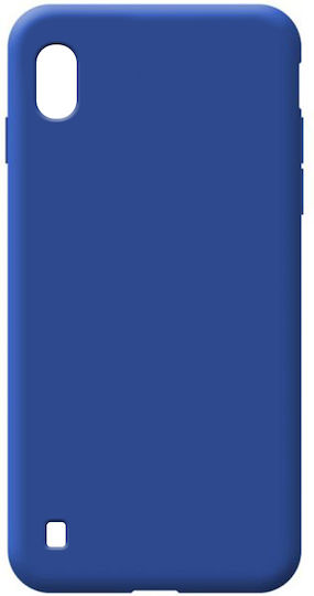Soft Touch Umschlag Rückseite Silikon Blau (Galaxy A10)