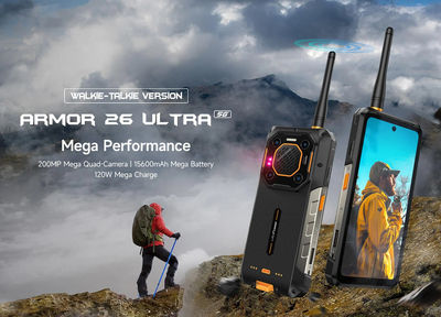 Ulefone Armor 26 Ultra 5G Dual SIM (12/512GB) Ανθεκτικό Smartphone Μαύρο