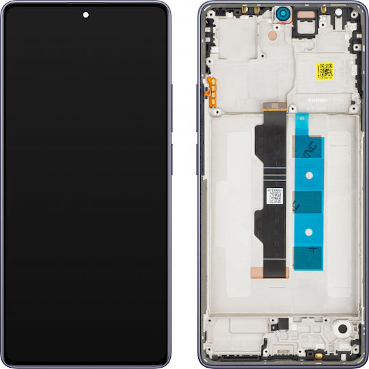 Xiaomi Οθόνη με Μηχανισμό Αφής και Πλαίσιο για Xiaomi Redmi Note 13 Pro, Poco M6 Pro (Μωβ)