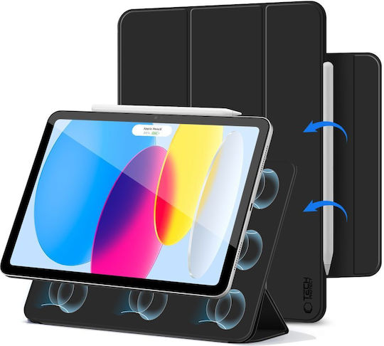 Tech-Protect Smartcase Флип капак Черен (iPad 10.9" (2022), iPad 11" (2025))