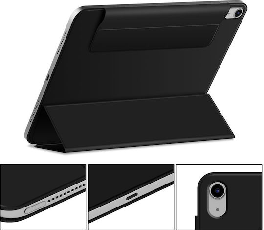 Tech-Protect Smartcase Флип капак Черен (iPad 10.9" (2022), iPad 11" (2025))