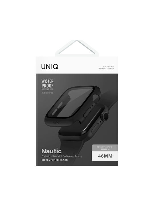 Uniq Nautic Plastikhülle in Schwarz Farbe für Apple Watch 46 mm