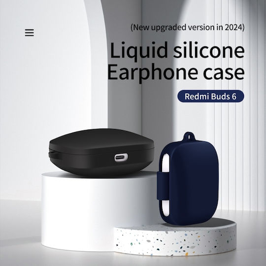 Case Silicone in Blue color for Redmi Buds 6