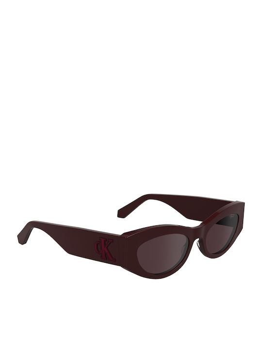Calvin Klein Women's Sunglasses with Red Plastic Frame and Red Lens CKJ24626S 605