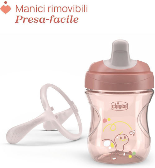 Chicco Transition Cup Educational Sippy Cup Silicone with Handles Multicolour for 4m+m+