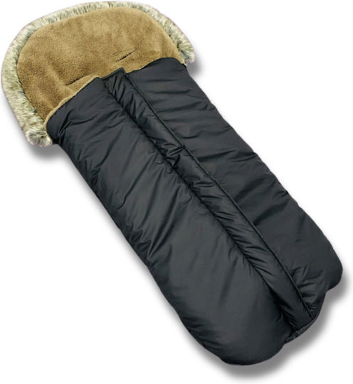 Kinderwagen-Fußsack Schwarz