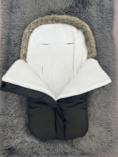 Kinderwagen-Fußsack Schwarz