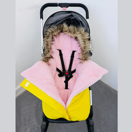 Kinderwagen-Fußsack Gelb