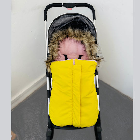 Kinderwagen-Fußsack Gelb