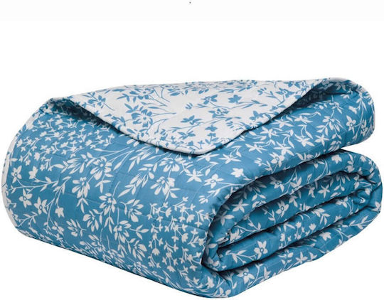 Kentia Dalida Κουβερλί Υπέρδιπλο από Πολυεστέρα 01 Blue 240x220cm