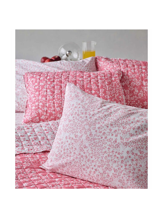 Kentia Dalida Σετ Κουβερλί King Size από Πολυεστέρα 20 Dusty Pink 260x240cm