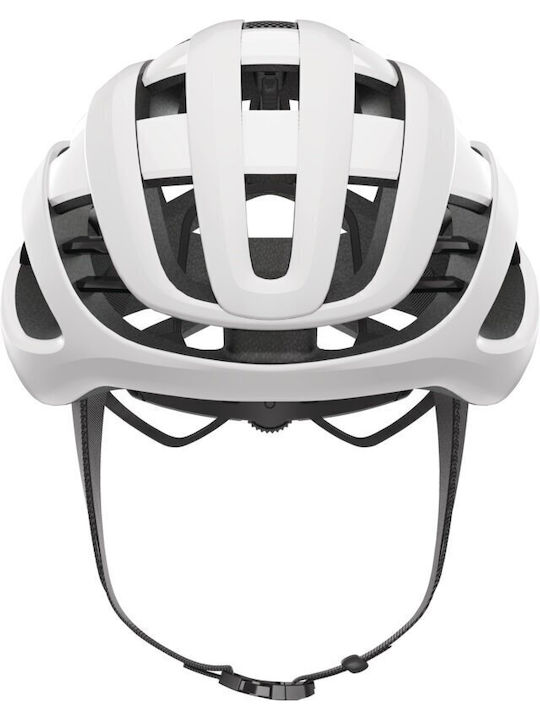 Abus Fahrradhelm Straße mit MIPS Schutz Weiß